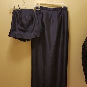 Two piece formal dress